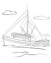 Printable Boat Coloring Pages Trout Fishing Gifts Fishing Boats Trout Fishing
