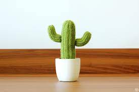 Hook up a mini saguaro cactus with a beautifully simple design that features two cactus arms. Off The Hook Amigurumi Saguaro Cactus Buddyrumi
