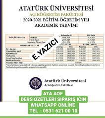 2020 Ataturk Universitesi Aof Cocuk Gelisimi Programi Facebook