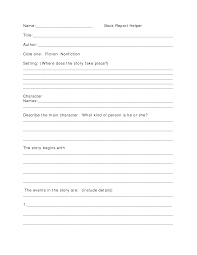 High School Book Report Outline Name Book Report Helper Title Author Cicle One Book Report Templates Book Review Template High School Books