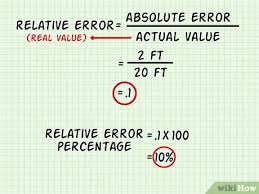 How To Calculate Relative Error 9 Steps With Pictures Wikihow