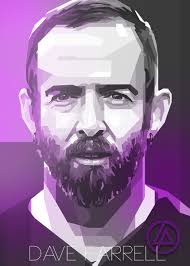 Dave Farrell' Poster, picture, metal print, paint by Oppa Rudy