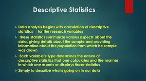 How To Use Descriptive Analysis In Research Statcalculators Com