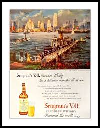 Toronto Downtown 1955 View From Toronto Island Seagram S Etsy Toronto Island Downtown Island