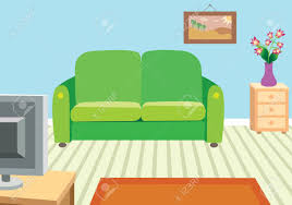 And since it's the space whe. Vector Illustration Of Living Room With Television Sofa Flower Vase Picture And Carpet Royalty Free Cliparts Vectors And Stock Illustration Image 139414858