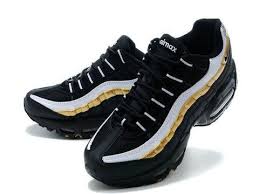 Nike Air Max 95 Mens Running Black Gold White Air Max 95 Mens Stylish Men Air Max 95
