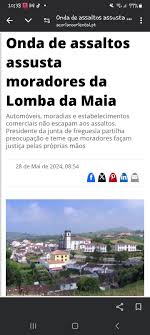 Onda de assaltos assusta moradores da Lomba da Maia. | TikTok