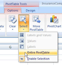 How To Select Parts Of Excel Pivot Table