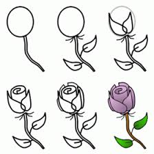 You can also unwind the center bed to open the rose up more. Rose Flower Drawing Cartoon Novocom Top