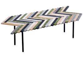 The design is not complex, and simplicity in the construction is what makes this table stand out from the others. Zig Zag Budri Coffee Table Milia Shop