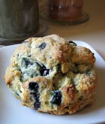 Sour Cream Blueberry Scones Chocolate Toast