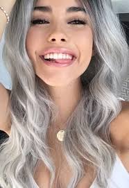 Variations of silver highlights hair colors that are becoming more and more popular are incorporating ombre trends, with dark roots leading to long spans of gray hair blonde with silver highlights. 41 Hairstyles With Silver Highlights Highlights Steal Her Style