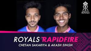 Sakariya, on the other hand, was bought by royals for inr 1.2 crore in the auction earlier this year. Royals Rapid Fire Ft Chetan Sakariya Akash Singh Ipl 2021 Youtube
