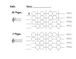 Violin Finger Pattern Worksheets Teaching Resources Tpt