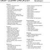 A house cleaning checklist can be a very useful tool when you need to get your home ready for a guest, or when you're doing your spring cleaning. 1