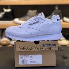 Suede leather mix polyester knitt berat : Sepatu Reebok Classic Leather Shop Clothing Shoes Online
