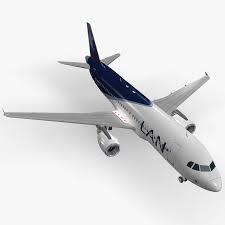 Airbus A320 Lan 3d Model Airbus 3d Model Lan Airlines