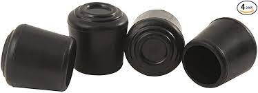 Allow your chairs to smoothly and seamlessly across tile/wood/carpeting floors without scratches/ harsh noise. Softtouch 1 2 Rubber Folding Metal Chair Leg Cap Replacement Tips Black 4 Pack Furniture Cups Amazon Com