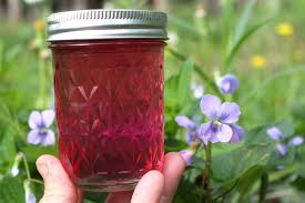 This delicate violet jelly is fun to make and a delight to receive. Violet Jelly