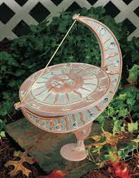 Whitehall Products Sun And Moon Sundial Sundial Sundials Moon Garden