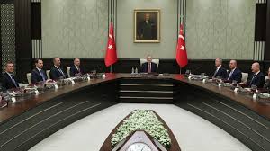 04.08.2021 16:46 taki̇p et cumhurbaşkanı recep tayyip erdoğan başkanlığındaki yüksek askeri şura (yaş) toplantısı sona erdi Yas Kararlari Aciklandi Ntv