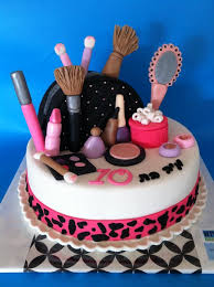 Her daughter told me she loved makeup so i thought of making this super chic beauty case. Girl Makeup Birthday Cake Ideas Novocom Top