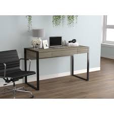 Best buy office desk can offer you many choices to save money thanks to 22 active results. Computer Desk 50l Dark Taupe 3 Drawers Black Metal Best Buy Canada