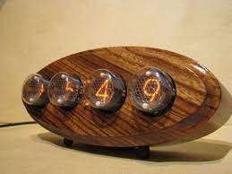 Monjibox Jolie Lc513 Zebrano Tubeclock Nixieclock Nixie Tube Mcm Design Clock