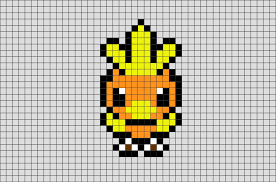 Pokemon Torchic Pixel Art Pixel Art Pokemon Anime Pixel Art Pixel Art Grid