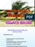 (sila lihat rajah sistem tanaman). Pengurusan Kelapa Matag
