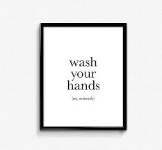 Funny Bathroom Art Print Wash Your Hands No Seriously Printable Bathroom Decor Wall Art Washroom Art Bathroom Printable Printable Art Bathroom Printables Funny Bathroom Art Bathroom Art