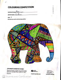 Free coloring sheets to print and download. Elephant Parade Elephant Parade Colouring In Facebook
