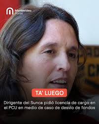 La dirigente del Sindicato Único de la Construcción y Anexos (Sunca) Laura  Alberti se tomó licencia y dejó su cargo como secretaria de Finanzas del  Partido Comunista del Uruguay. 👉 m.uy/uc935344