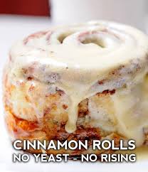 Easy No Yeast Cinnamon Rolls Recipe Cinnamon Roll Desserts Cinnamon Rolls Homemade Cinnamon Rolls Easy