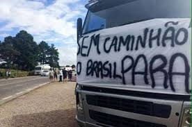 Resultado de imagem para greve dos caminhoneiros