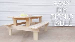 Simple Modern Picnic Table For Beginners Diy Picnic Table Wooden Picnic Tables Picnic Table