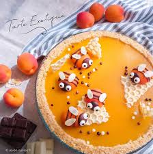 Tarte Panna Cotta Exotique Reves Sucres Dessert Fraise Gateau Sans Cuisson Alimentation