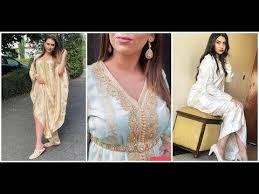 عندك ثوب جوهرة ومعرفاش كيفاش تخيطيه جبت ليك موديلات تخيري فيهم Youtube Fashion Caftan Sari