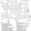 Winter crossword puzzle worksheet answers. 1
