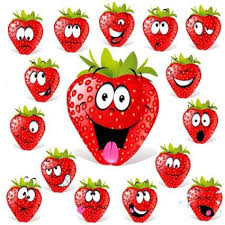 Cartoon Fruit Expression 03 Vector Fruit Cartoon Strawberry Pictures Funny Fruit