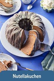 Nutellakuchen Rezept In 2020 Nutella Kuchen Nutella Kuchen Rezept Und Kuchen Rezepte Einfach