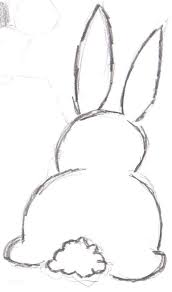 Bunny Outline Drawing Drawing Pinterest Animaldrawing Bunny Drawing Bunny Painting Drawings Pinterest