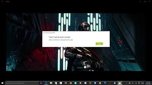 Unable To Set A Lock Screen Background Image Win10 Windows 10 Forums I dont know about davidcurran. unable to set a lock screen background