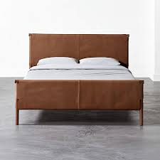 Get great deals on leather beds and bed frames. Curator Leather Bed Cb2