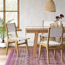 Shop opalhouse kitchen & dining items, only at target. Ceylon Woven Dining Chair White Natural Wood Opalhouse In 2021 Dining Chairs Natural Wood Dining Table Metal Dining Chairs