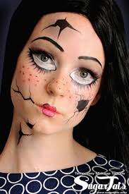 CREEPY DOLL HALLOWEEN MAKEUP