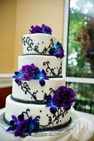 44 Stunning Purple And Turquoise Wedding Ideas Vis Wed Purple Wedding Cakes Wedding Cakes Blue Purple Wedding