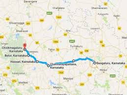 Tourist map of karnataka for driving itinerary and any other tourist itinerary. Road Trip From Bangalore To Chikmagalur Nativeplanet