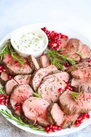 Beef tenderloin roast with cranberry balsamic sauce. Best Beef Tenderloin With Creamy Mustard Sauce Damn Delicious