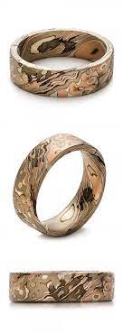 Custom Mokume Gane Men S Wedding Ring Band Nature Wood White Gold Silver Rose Gold Unique Joseph Wedding Ring Bands Rings Mens Wedding Bands Mens Wedding Rings